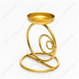 Подсвечник на одну свечу 607-17 металлический h=14 см - фото 237130