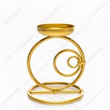 Подсвечник на одну свечу 607-17 металлический h=14 см - фото 237133