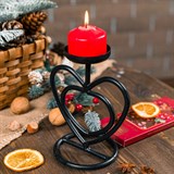 Подсвечник настольный  для одной свечи h=16 см - фото 237146