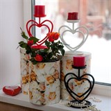 Подсвечник настольный  для одной свечи h=16 см - фото 237149