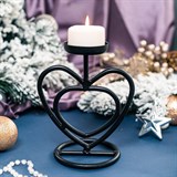 Подсвечник настольный  для одной свечи h=16 см - фото 237150