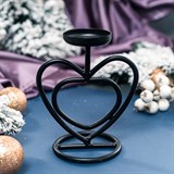 Подсвечник настольный  для одной свечи h=16 см - фото 237151