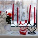 Подсвечник для двух свечей металлический - фото 237166