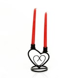 Подсвечник для двух свечей металлический - фото 237186