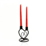 Подсвечник для двух свечей металлический - фото 237187