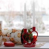 Подсвечник для двух свечей металлический - фото 237188