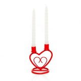 Подсвечник для двух свечей металлический - фото 237189