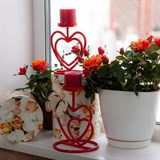 Подсвечник металлический для одной свечи - фото 237194