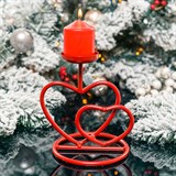 Подсвечник металлический для одной свечи - фото 237195