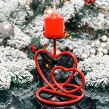 Подсвечник металлический для одной свечи - фото 237196