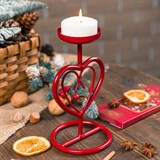 Подсвечник металлический для одной свечи - фото 237211