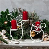 Подсвечник на одну свечу 607-28 металл - фото 237295