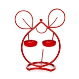 Подсвечник металлический на две свечи - фото 237304