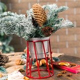 Подставка на подоконник для цветов 66-600 d=12см - фото 237369