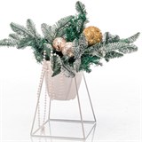 Цветочница на подоконник  66-610 для одного кашпо D=12см - фото 237438