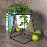 Цветочница на подоконник  66-610 для одного кашпо D=12см - фото 237445