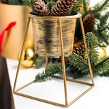 Цветочница на подоконник  66-610 для одного кашпо D=12см - фото 237464