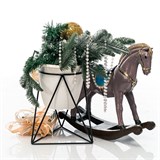 Подставка на подоконник для цветов Лофт 66-603 d=12см - фото 237469