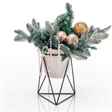 Подставка на подоконник для цветов Лофт 66-603 d=12см - фото 237481