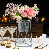 Подставка на подоконник для цветов Лофт 66-603 d=12см - фото 237489