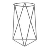 Подставка на подоконник для цветов Лофт 66-603 d=12см - фото 237490