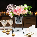 Подставка для цветов лофт 66-608 металлическая d=12см - фото 237521 Подставка для цветов лофт 66-608 металлическая d=12см - фото 237521