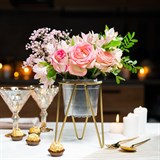 Подставка для цветов лофт 66-608 металлическая d=12см - фото 237524 Подставка для цветов лофт 66-608 металлическая d=12см - фото 237524