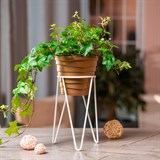 Подставка для цветов кованая 66-609 d=12см - фото 237536