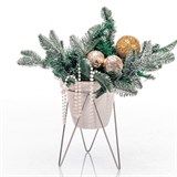 Подставка для цветов кованая 66-609 d=12см - фото 237551