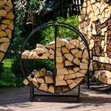 Дровница в стиле лофт 66-912  высота 100 см - фото 237623