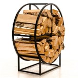 Дровница в стиле лофт 66-912  высота 100 см - фото 237624