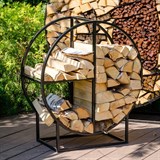 Дровница в стиле лофт 66-912  высота 100 см - фото 237626