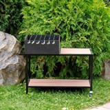 Угольный гриль для дачи - фото 237689