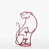 Подсвечник кованый на одну свечу Тигр - фото 237699