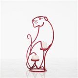 Подсвечник кованый на одну свечу Тигр - фото 237700