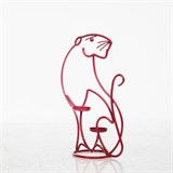 Подсвечник кованый на одну свечу Тигр - фото 237701