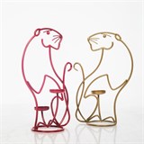 Подсвечник кованый на одну свечу Тигр - фото 237703