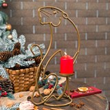 Подсвечник интерьерный на одну свечу Тигр - фото 237705 Подсвечник интерьерный на одну свечу Тигр - фото 237705