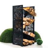 Дровница для дачи разборная многоярусная 103-010B металл 3мм  h=110 см - фото 237767