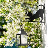 Кронштейн для подвесного кашпо с цветами котенок с бабочкой 201-002B - фото 237814