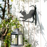 Кронштейн для подвесного кашпо с цветами котенок с бабочкой 201-002B - фото 237815