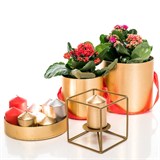 Подсвечник металлический на одну свечу - фото 237914