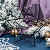 Подсвечник в стиле лофт Звезда - фото 237967