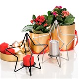 Подсвечник в стиле лофт Звезда - фото 237969