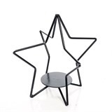 Подсвечник в стиле лофт Звезда - фото 237972