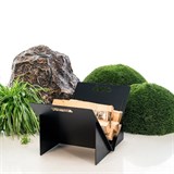 Дровница для дачи разборная 103-006B металл 3мм - фото 238161