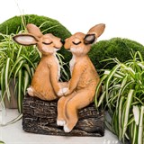 Фигура Зайцы на дереве U09080 - фото 238165