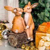 Фигура Зайцы на дереве U09080 - фото 238170