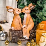 Фигура Зайцы на дереве U09080 - фото 238171