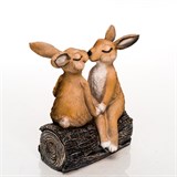 Фигура Зайцы на дереве U09080 - фото 238174